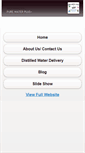 Mobile Screenshot of distilledwaterdelivery.com